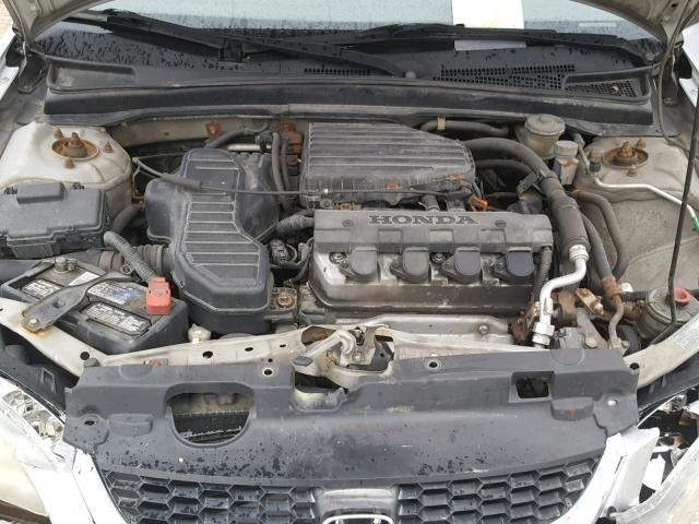 1HGEM21184L046954 - 2004 HONDA CIVIC DX V SILVER photo 7