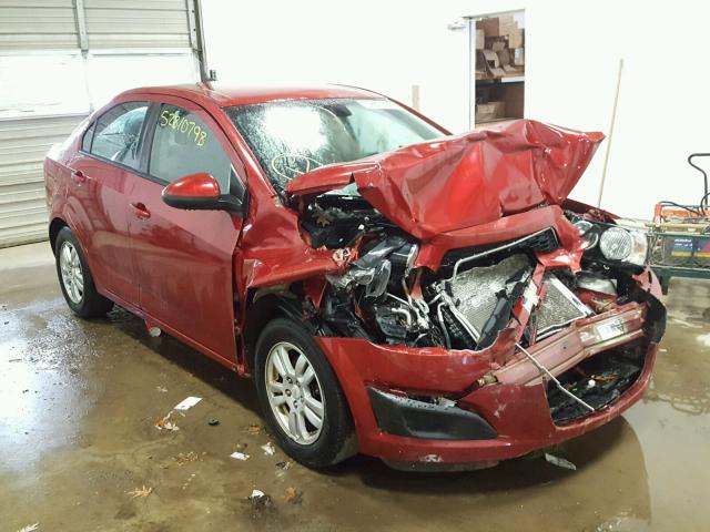 1G1JA5SH9C4124291 - 2012 CHEVROLET SONIC LS 红色 照片 1