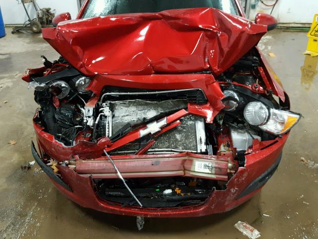 1G1JA5SH9C4124291 - 2012 CHEVROLET SONIC LS 红色 照片 7