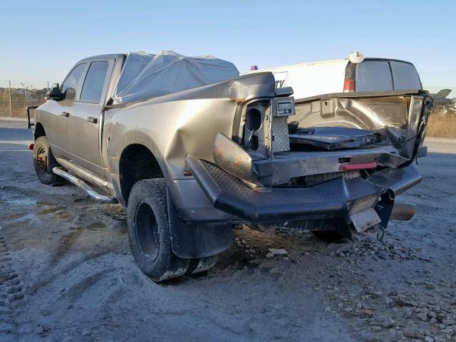 3C63DRGL2CG215389 - 2012 DODGE RAM 3500 S GRAY photo 3