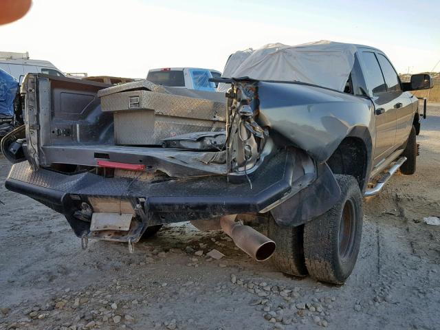 3C63DRGL2CG215389 - 2012 DODGE RAM 3500 S GRAY photo 4