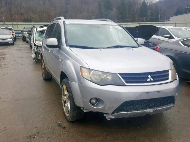 JA4MT41X87Z003868 - 2007 MITSUBISHI OUTLANDER SILVER photo 1