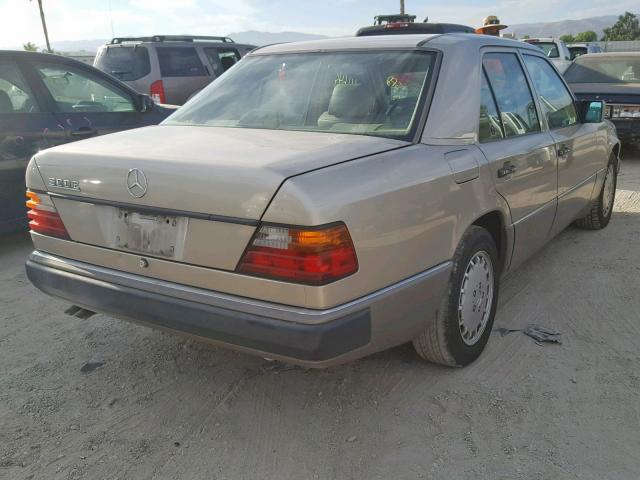 WDBEA30D7NB741392 - 1992 MERCEDES-BENZ 300 E GOLD photo 4