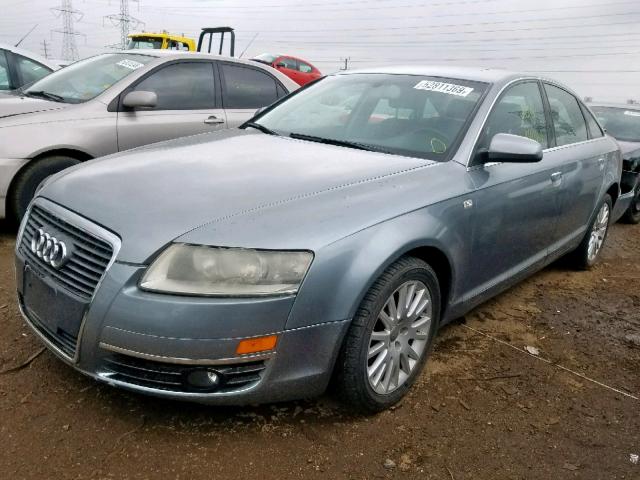 WAUAH74F47N023151 - 2007 AUDI A6 3.2 GRAY photo 2