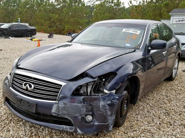 JN1BY1AP0BM325541 - 2011 INFINITI M37 CHARCOAL photo 2