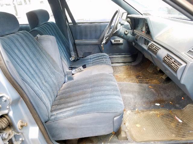 1G3AL54N3N6340715 - 1992 OLDSMOBILE CUTLASS CI BLUE photo 5