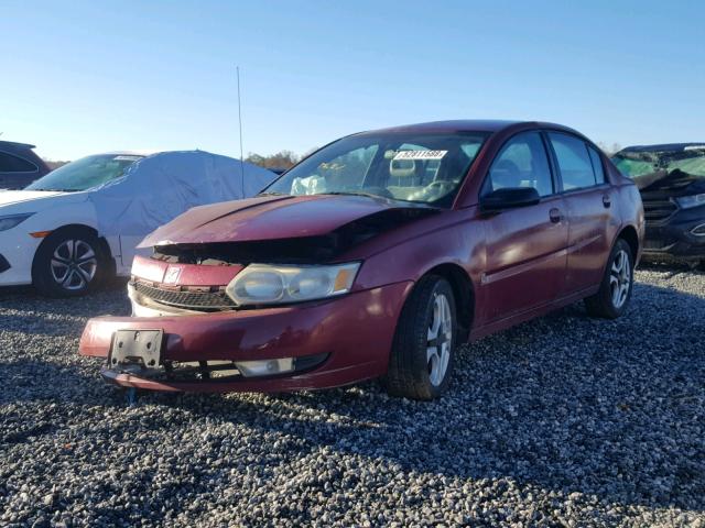 1G8AL52F64Z126420 - 2004 SATURN ION LEVEL BURGUNDY photo 2