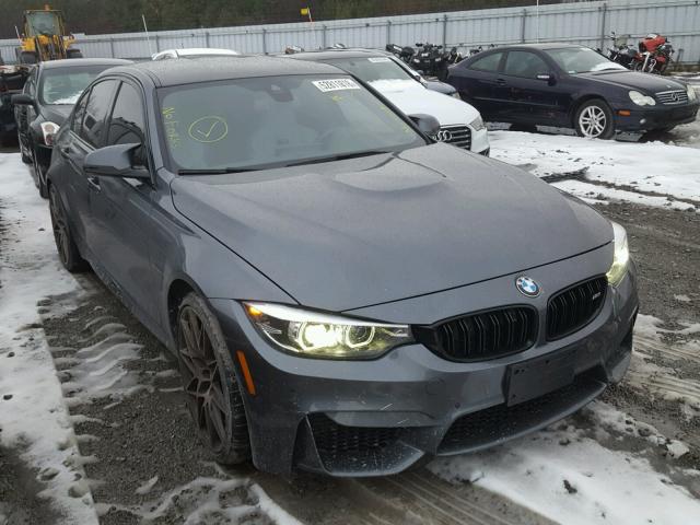 WBS8M9C50J5G86222 - 2018 BMW M3 GRAY photo 1