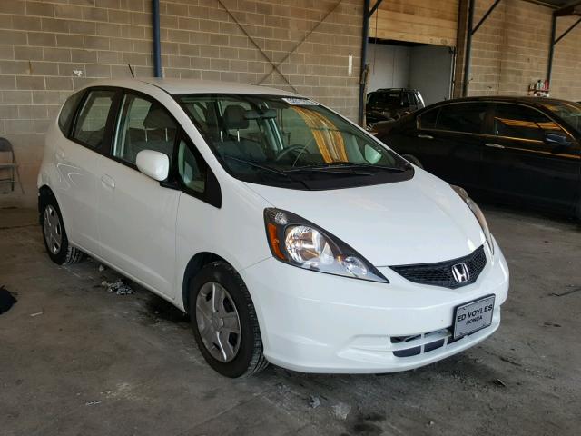 JHMGE8H33CC020841 - 2012 HONDA FIT WHITE photo 1