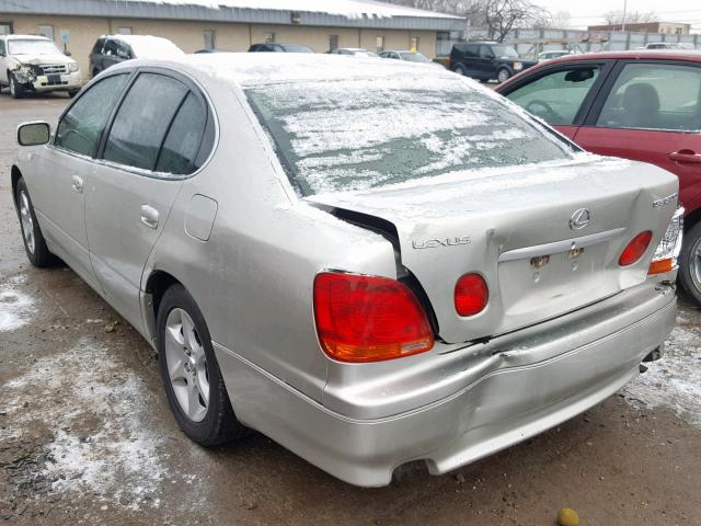 JT8BD69S940192429 - 2004 LEXUS GS 300 SILVER photo 3