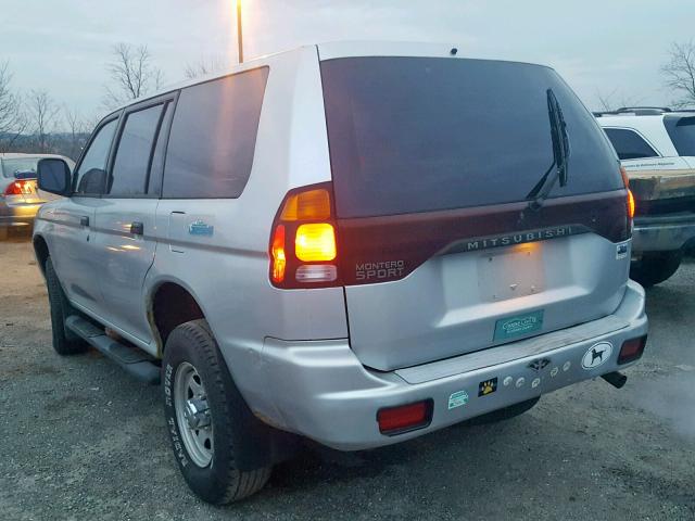 JA4LS21H82P011856 - 2002 MITSUBISHI MONTERO SP SILVER photo 3