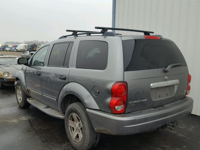 1D8HB58D55F535929 - 2005 DODGE DURANGO LI GRAY photo 3