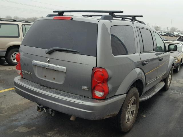 1D8HB58D55F535929 - 2005 DODGE DURANGO LI GRAY photo 4