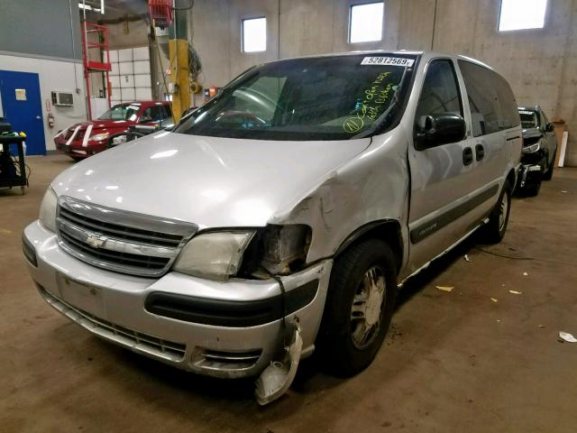 1GNDX03E23D305038 - 2003 CHEVROLET VENTURE GRAY photo 2