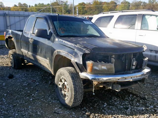 1GCDT19E388109773 - 2008 CHEVROLET COLORADO BLACK photo 1