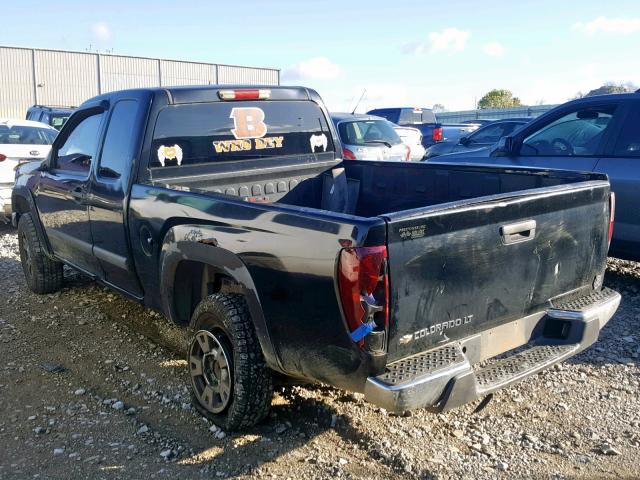 1GCDT19E388109773 - 2008 CHEVROLET COLORADO BLACK photo 3