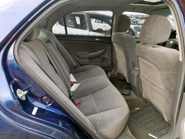 1HGCM56715A082228 - 2005 HONDA ACCORD EX BLUE photo 6