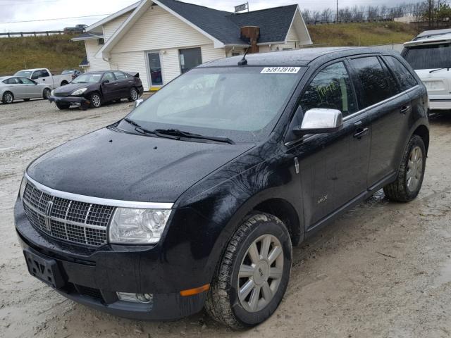 2LMDU88C98BJ23440 - 2008 LINCOLN MKX BLACK photo 2