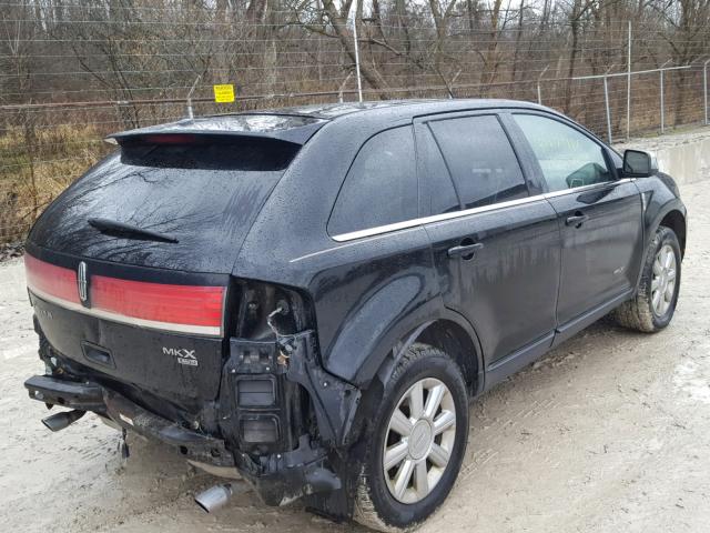 2LMDU88C98BJ23440 - 2008 LINCOLN MKX BLACK photo 4