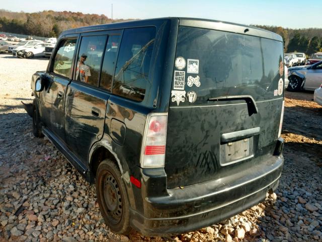 JTLKT334064106177 - 2006 TOYOTA SCION XB Schwarz Foto 3