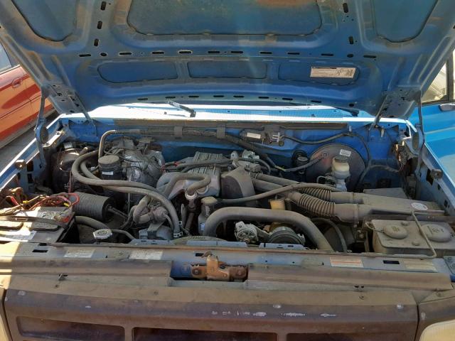 1FTDF15Y7SLA17223 - 1995 FORD F150 BLUE photo 7