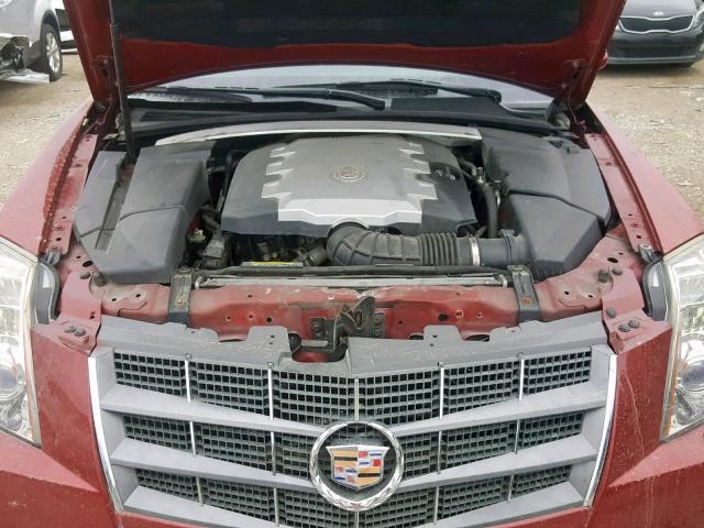 1G6DT57V580144505 - 2008 CADILLAC CTS HI FEA RED photo 7