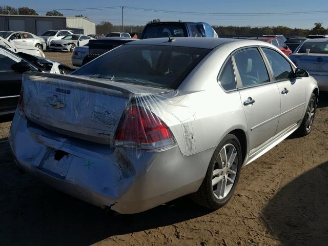 2G1WC5E36E1121041 - 2014 CHEVROLET IMPALA LIM SILVER photo 4