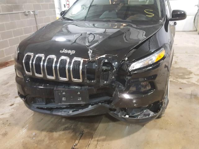 1C4PJMCB3JD588535 - 2018 JEEP CHEROKEE L BLACK photo 9