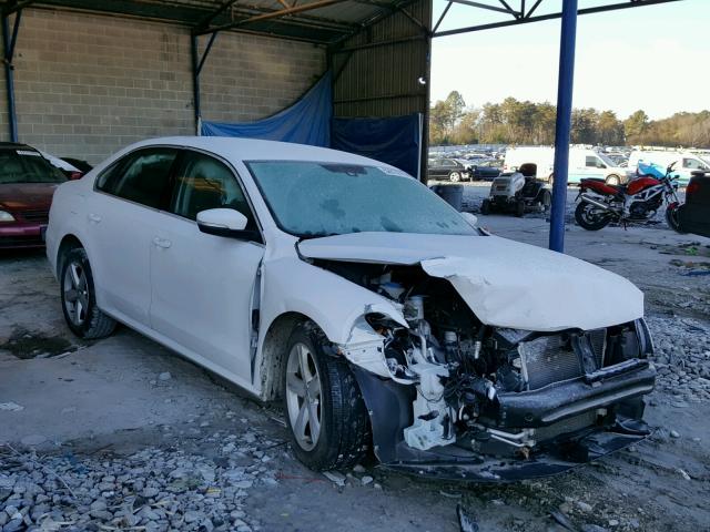 1VWBS7A37FC007262 - 2015 VOLKSWAGEN PASSAT SE WHITE photo 1