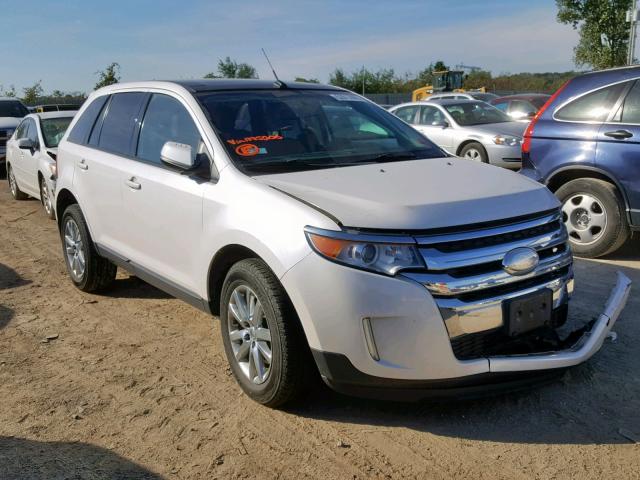 2FMDK4JC6CBA95206 - 2012 FORD EDGE SEL WHITE photo 1