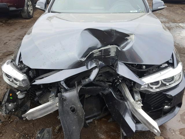 WBA4C9C55GG137115 - 2016 BMW 428 XI GRAY photo 7
