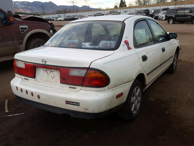 JM1BC1413W0191074 - 1998 MAZDA PROTEGE DX WHITE photo 4