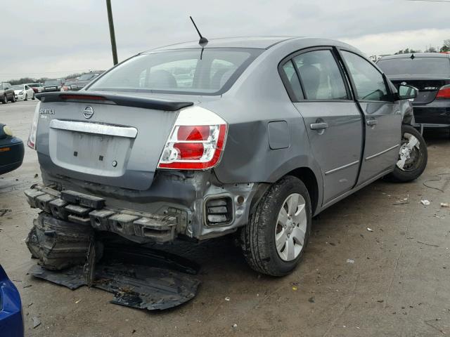 3N1AB6AP4CL624312 - 2012 NISSAN SENTRA 2.0 GRAY photo 4