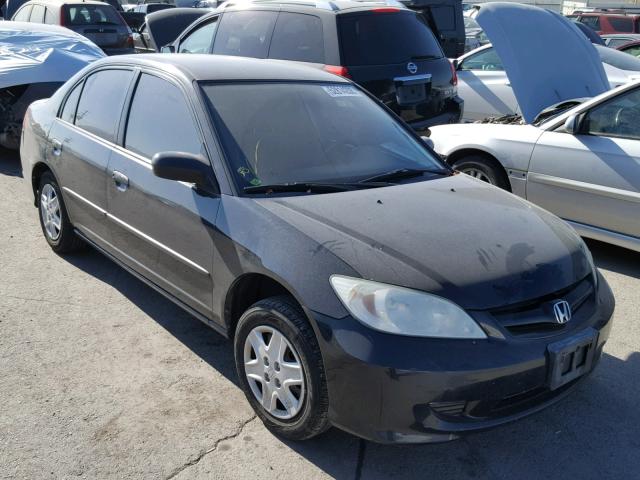 2HGES16325H546147 - 2005 HONDA CIVIC DX V BLACK photo 1