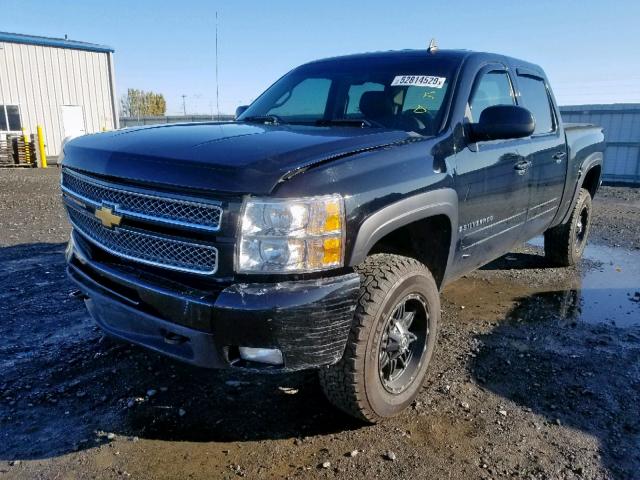 3GCEK13329G147893 - 2009 CHEVROLET SILVERADO BLACK photo 2