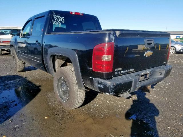 3GCEK13329G147893 - 2009 CHEVROLET SILVERADO BLACK photo 3