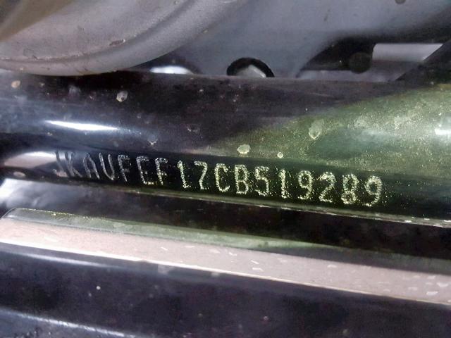 JKAVFEF17CB519298 - 2012 KAWASAKI KVF650 F GREEN photo 10