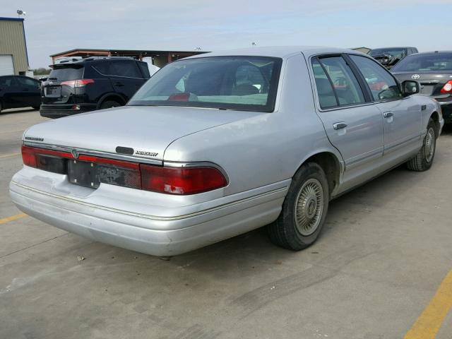 2MELM74W4VX637652 - 1997 MERCURY GRAND MARQ SILVER photo 4