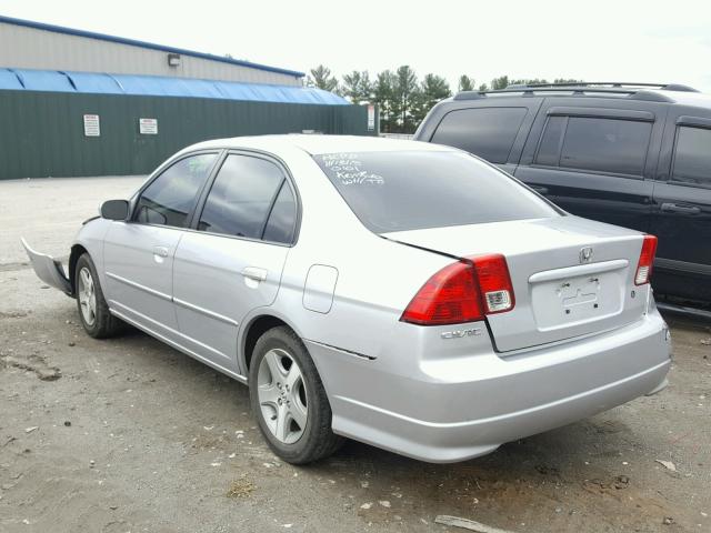 2HGES26715H520101 - 2005 HONDA CIVIC EX ვერცხლისფერი ფოტო 3