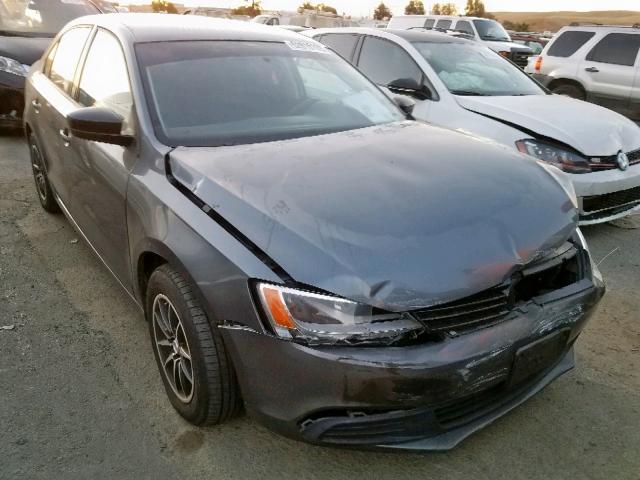 3VW2K7AJ5CM304541 - 2012 VOLKSWAGEN JETTA BASE 灰色 照片 1