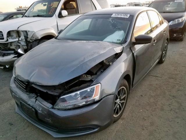 3VW2K7AJ5CM304541 - 2012 VOLKSWAGEN JETTA BASE 灰色 照片 2