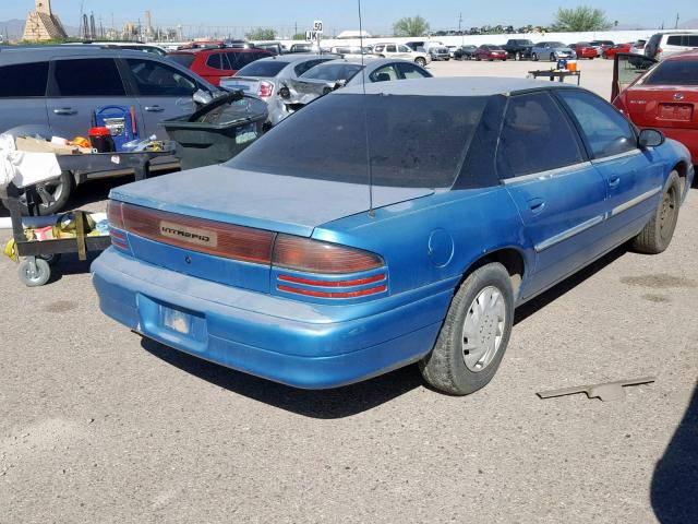 1B3HD46F1RF256167 - 1994 DODGE INTREPID BLUE photo 4