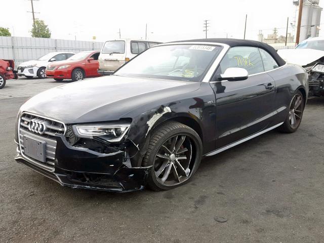 WAUVGAFH7DN000720 - 2013 AUDI S5 PRESTIG BLACK photo 2