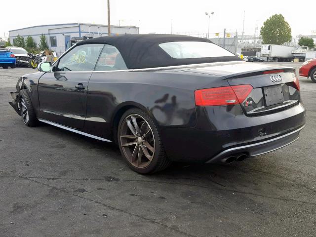 WAUVGAFH7DN000720 - 2013 AUDI S5 PRESTIG BLACK photo 3