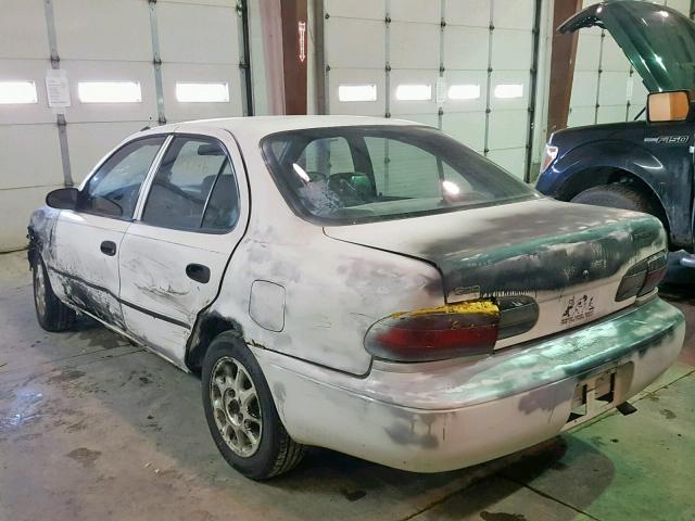 1Y1SK5260VZ455138 - 1997 GEO PRIZM BASE თეთრი ფოტო 3