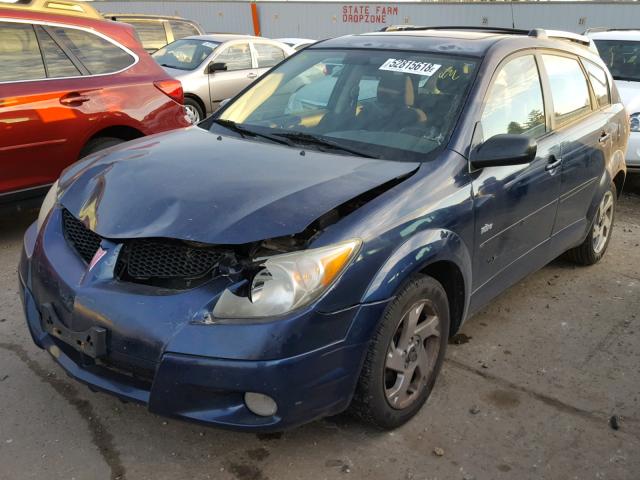 5Y2SL62814Z416260 - 2004 PONTIAC VIBE BLUE photo 2