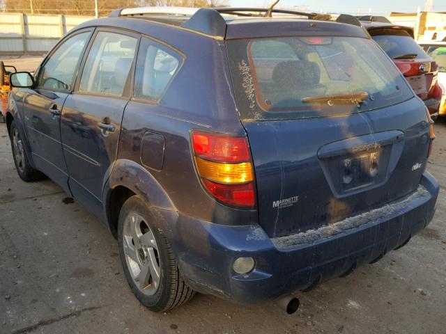 5Y2SL62814Z416260 - 2004 PONTIAC VIBE BLUE photo 3