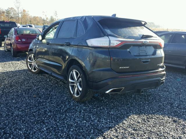 2FMTK4AP7FBB89050 - 2015 FORD EDGE SPORT BLACK photo 3