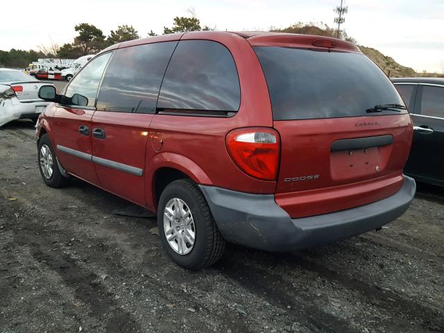 1D4GP25B66B742676 - 2006 DODGE CARAVAN SE RED photo 3