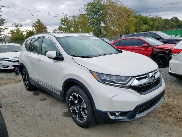 5J6RW2H90JL019050 - 2018 HONDA CR-V TOURI WHITE photo 1